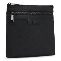 BOSS Mens Shoulder Bag - RAY N Envelope, Crossbody Bag, 21x22x1.5cm (HxWxD) Black