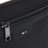 BOSS Mens Shoulder Bag - RAY N Envelope, Crossbody Bag, 21x22x1.5cm (HxWxD) Black