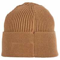 BOSS Herren Mütze mit Wolle - Magico Hat, Beanie, Rippstrick, One Size, Cotton-Mix Beige