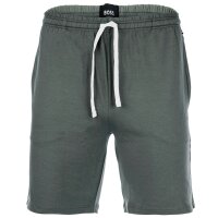 BOSS mens sweat shorts Mix&Match Short CW - short trousers, loungewear, cotton stretch Green (Open Green) S (Small)