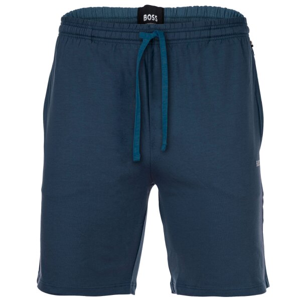 BOSS Herren Sweatshorts Mix&Match Short CW - kurze Hose, Loungewear, Cotton Stretch Blau (Open Blue 480) M