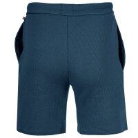 BOSS Herren Shorts, Waffeloptik - Waffle Short, Sweatshort, Logo, Baumwollmischung  Blau 2XL