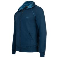 BOSS Mens Hooded Sweat Jacket - Mix & Match Jacket H, Hooded, Stretch Cotton Blue (Open Blue 480) M (Medium)