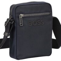 BOSS mens shoulder bag - Catch 3.0 Zip, crossbody bag, 20.5x16x5.5cm (HxWxD) Dark blue