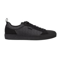 HUGO Mens Sneakers - Morrie Tenn rnlg, trainers, laces, logo all over Black EU 43 (UK 9)