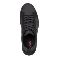 HUGO Herren Sneaker - Morrie Tenn rnlg, Turnschuh, Schnürung, Logo Allover Schwarz EU 44
