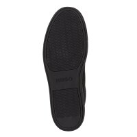 HUGO Herren Sneaker - Morrie Tenn rnlg, Turnschuh, Schnürung, Logo Allover Schwarz EU 44
