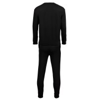 HUGO Herren Trainingsanzug - Galaxy Long Set, Sweatshirt mit Hose, Stretch Cotton Schwarz L