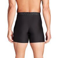 UNDER ARMOUR Herren Boxershorts, 3er Pack - Performance Tech Mesh Boxer Briefs Solid 6 in, Stretch, einfarbig Schwarz M