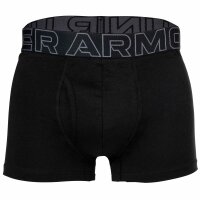 UNDER ARMOUR Herren Boxershorts, 3er Pack - Performance Cotton Trunks - Novelty 3, Stretch, Baumwollmischung, Camouflage Schwarz/Grün M