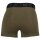 UNDER ARMOUR Herren Boxershorts, 3er Pack - Performance Cotton Trunks - Novelty 3, Stretch, Baumwollmischung, Camouflage Schwarz/Grün M