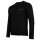 EMPORIO ARMANI mens long-sleeved shirt - PURE COTTON, long sleeve, round neck, logo Black S (Small)
