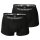 EMPORIO ARMANI Herren Trunks, 2er Pack - SOFT TOUCH BAMBOO VISCOSE, Stretch Viskose Schwarz S