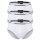 EMPORIO ARMANI Herren Slips, 3er Pack - CORE LOGOBAND, Briefs, Stretch Cotton Weiß M
