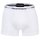 EMPORIO ARMANI Herren Trunks, 3er Pack - CORE LOGOBAND, Shorts, Stretch Cotton Weiß S
