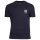 A|X ARMANI EXCHANGE Herren T-Shirt - Rundhals, Kurzarm, Logo Stickerei, Baumwolle Dunkelblau S