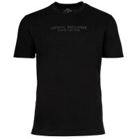 A|X ARMANI EXCHANGE Mens T-Shirt – Crew Neck, Short Sleeve, Logo, Cotton Black 2XL (XX-Large)