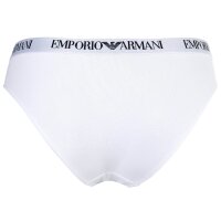 EMPORIO ARMANI Damen Slips, 2er Pack - ESSENTIAL COTTON, Brazilian, Cotton Stretch Weiß XS