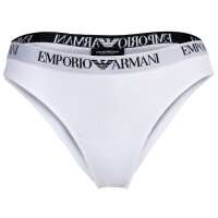 EMPORIO ARMANI womens thong, 2-pack - ESSENTIAL COTTON, T-Thong, Cotton Stretch White XS (X-Small)