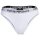 EMPORIO ARMANI womens thong, 2-pack - ESSENTIAL COTTON, T-Thong, Cotton Stretch White XS (X-Small)