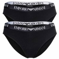 EMPORIO ARMANI Damen Slips, 2er Pack - ESSENTIAL COTTON,...