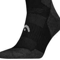 HEAD unisex hiking socks, 6-pack - Hiking All Climates Crew, sports socks, logo Black 35-38
