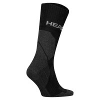 HEAD unisex hiking socks, 6-pack - Hiking All Climates Crew, sports socks, logo Black 35-38
