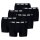PUMA Herren Boxershorts, 6er Pack - Everyday Boxers 6P, Cotton Stretch, einfarbig Schwarz/Weiß M