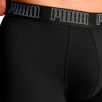 PUMA Herren Boxershorts, 6er Pack - Everyday Trunks 6P, Cotton Stretch, einfarbig Schwarz L