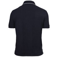 A|X ARMANI EXCHANGE Mens Polo Shirt – Logo, Cotton Stretch, Contrast Stripes Dark Blue M (Medium)