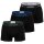 LACOSTE Men Boxer Shorts, 3-Pack - Trunks, Cotton Stretch Black XL (X-Large)