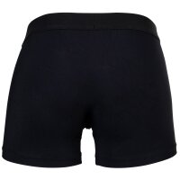 HOM Herren Boxershorts - Boxer Brief Supersoft, Unterhose, einfarbig Schwarz XL