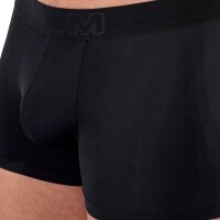 HOM Men Boxer Shorts - Boxer Brief Supersoft, Underwear, Plain Colour Black XL (X-Large)