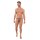 HOM Herren G-String - Willy, Plume, federleicht, Unterhose Blau/Gelb/Pink S
