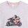 Sanetta Boys Pyjamas, long - Teens, motorcycle print, single jersey, cotton Light grey 140