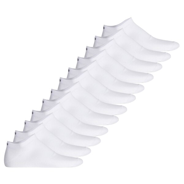HUGO men sneaker socks, pack of 12 - plain, cotton blend, logo White 39-42
