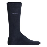 BOSS Mens Socks, 10-Pack - Short Socks, Cotton, Multipack, solid color  Dark blue 39-42