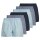JACK&JONES Herren Web-Boxershorts, 6er Pack - JACMILANO WOVEN BOXERS 6 PACK , Baumwolle Blau/Dunkelblau M