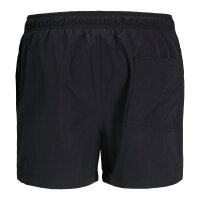 JACK&JONES Men Swim shorts 2-pack - JPSTMAUI JJSWIM SOLID AKM SN, swim trunks Black/dark blue S (Small)
