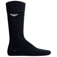 EMPORIO ARMANI mens socks, 3-pack - CASUAL COTTON, short socks, One Size Navy 39-46