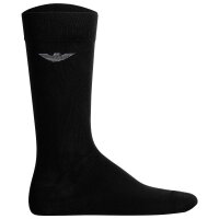 EMPORIO ARMANI Herren Socken, 3er Pack - CASUAL COTTON, Kurzsocken, One Size Schwarz 39-46
