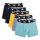 Sanetta Boys Shorts, pack of 5 - kids, single jersey, cotton blend Yellow/Blue/Black 092