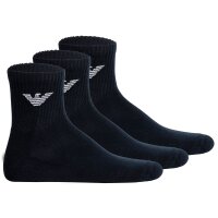 EMPORIO ARMANI Herren Quartersocken, 3er Pack - SPORTY...