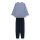 Sanetta Boys pyjamas, long - Kids, mammoth print, single jersey Blue 104