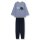 Sanetta Jungen Schlafanzug, lang - Kids, Mammut-Print, Single Jersey Blau 104