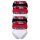 DIESEL womens high-waist briefs, 6-pack - SAM-D-CORE, cotton stretch, logo waistband Black/Red/White XS (X-Small)