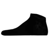 DIESEL unisex sneaker socks, 6-pack - SKM-GOST-SIXPACK, low cut, single colour Black 39-42