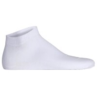 DIESEL unisex sneaker socks, 6-pack - SKM-GOST-SIXPACK, low cut, single colour White 35-38