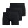 Superdry Herren Boxershorts, 3er Pack - Boxer Triple Pack, Logobund, Cotton Stretch Schwarz M
