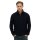 Superdry Herren Strickpullover mit Zip-Stehkragen - Cotton Texture Henley, Pullover, einfarbig Dunkelblau M